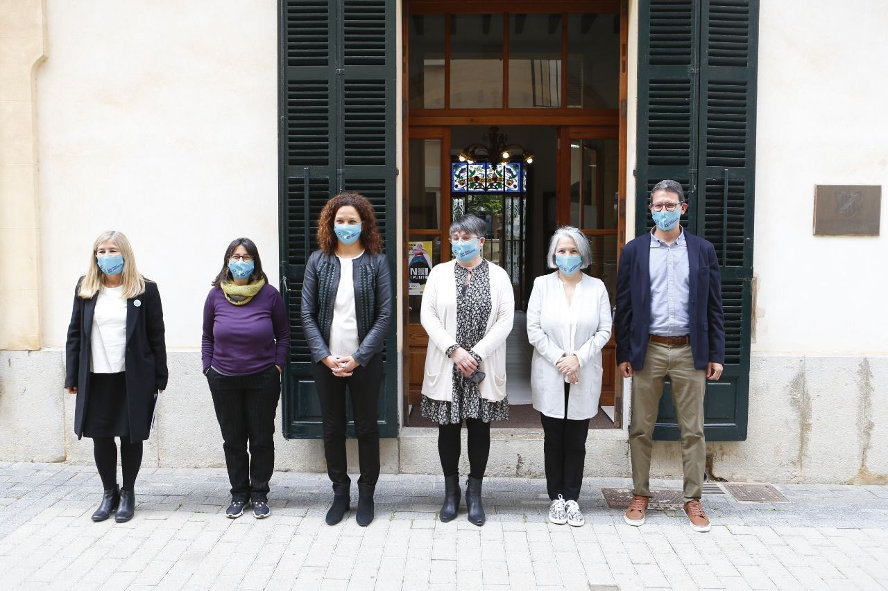 Les representants de la Mancomunitat i el Consell de Mallorca