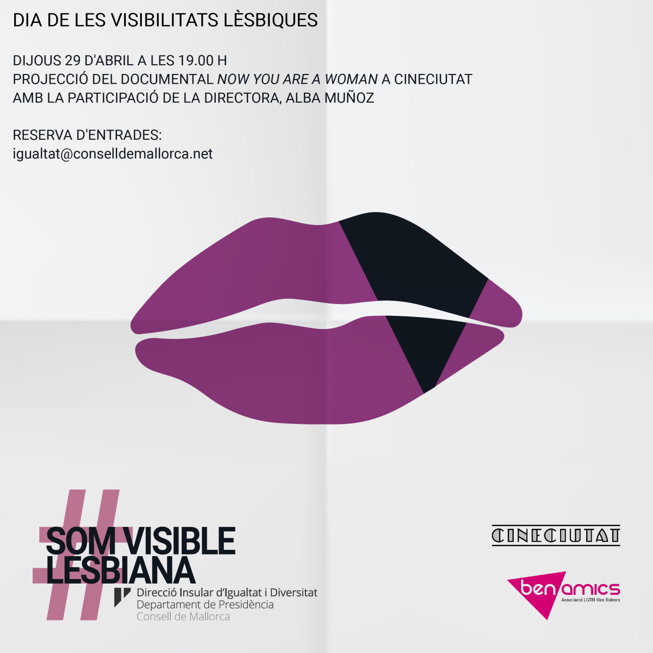 DIA DE LES VISIBILITATS LÈSBIQUES
