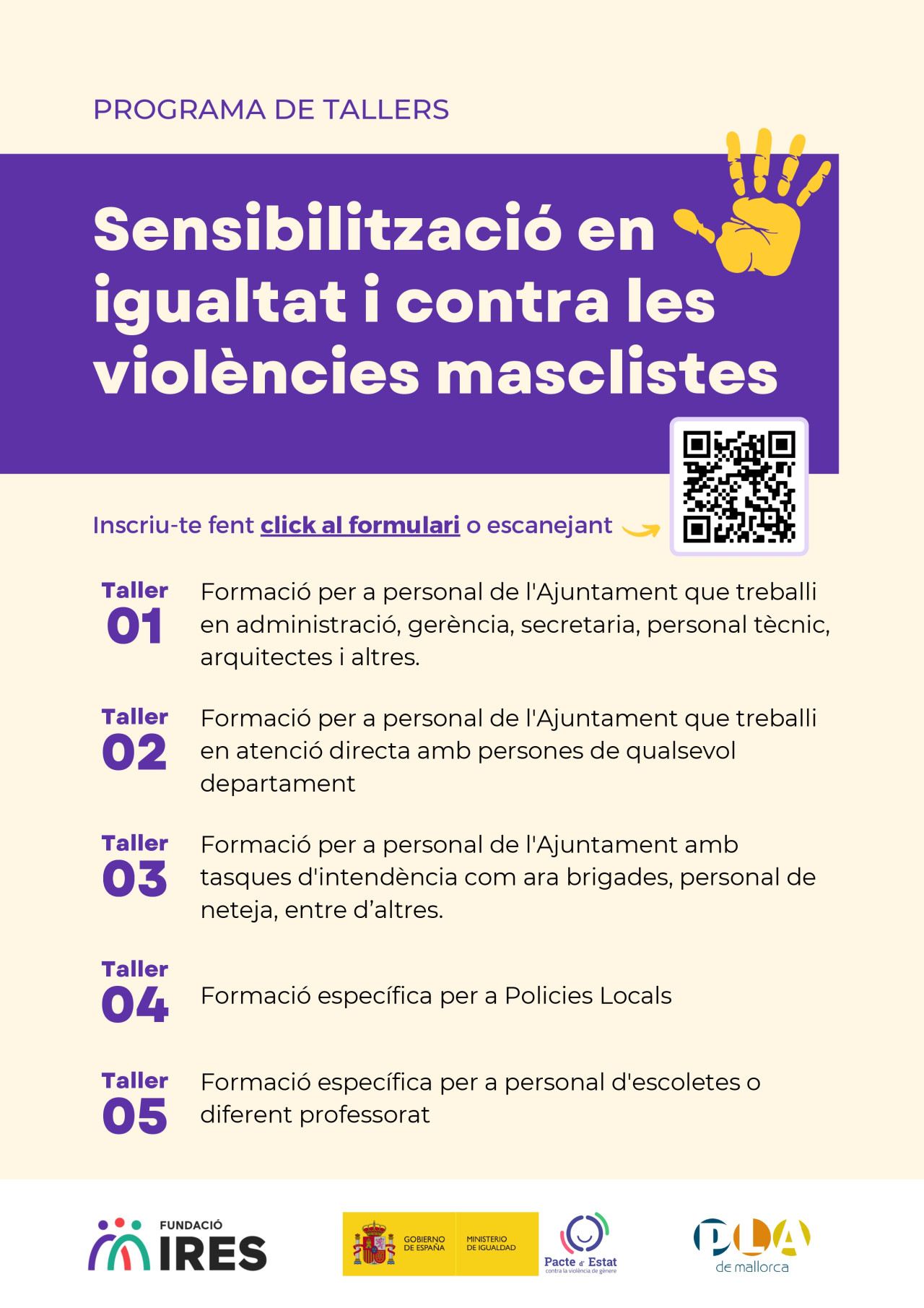 tallers sensibilització