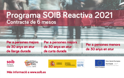 ELS AJUNTAMENTS DEL PLA DE MALLORCA CONTRACTARAN 49 TREBALLADORS PER MITJÀ DEL PROGRAMA SOIB REACTIVA 2021