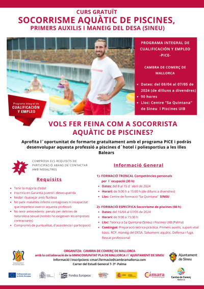 SOCORRISME PISCINES A SINEU