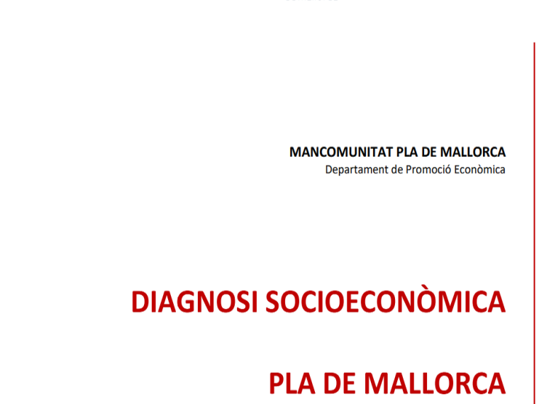 Diagnosi socioeconòmica Pla de Mallorca