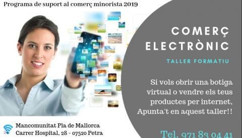 Taller formatiu sobre “Comerç electrònic” a la Mancomunitat Pla de Mallorca